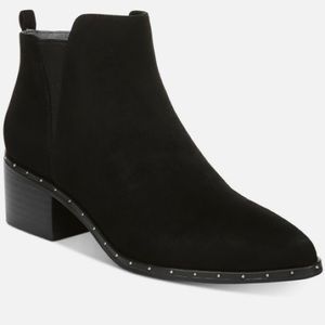 Black Bar Ill Gabby Suede Ankle Booties w/ Studded Details in US 6.5